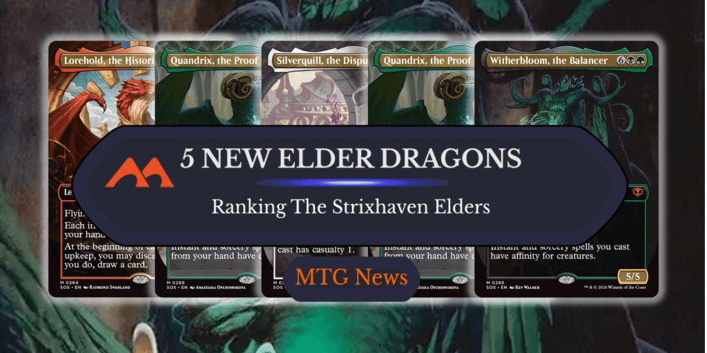Ranking the 5 New Secrets of Strixhaven Elder Dragons