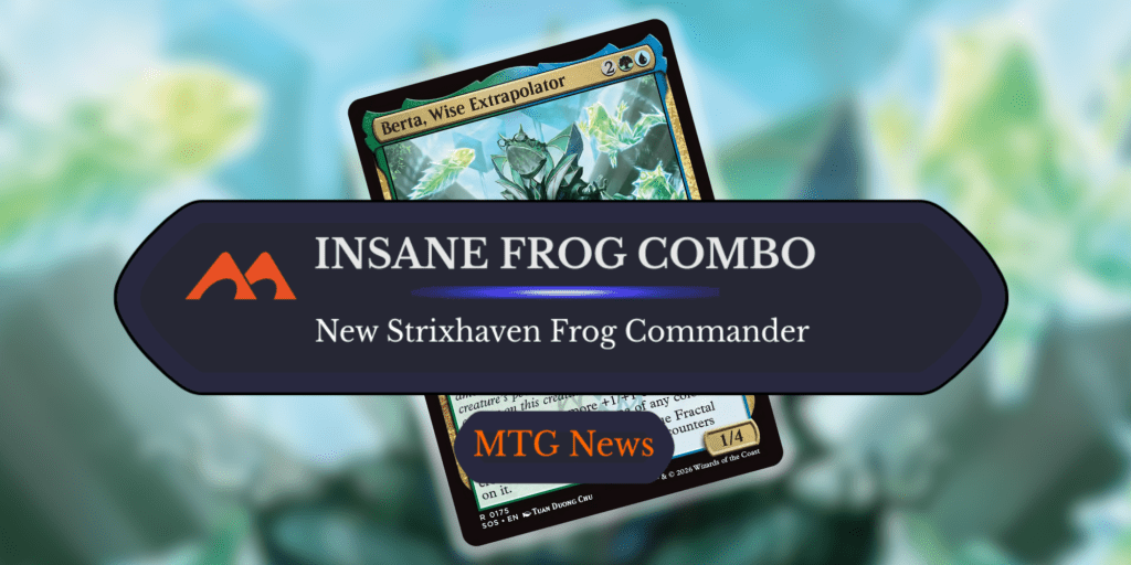 New Strixhaven Frog Druid is a Top Tier Combo Commander